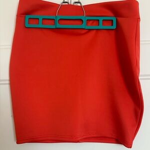 Classic Red Women's Skirt